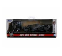 BATMAN BATMOBILE WITH BATMAN FIGURE JUSTICE LEAGUE - JADA JAD31706 1/32