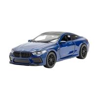 1:32 M8 Alloy Car Model With Sound And Light Effects And Spring-Rebound Function - Collectible(Blue)