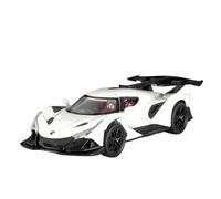 1:32 Scale Fit for Apollo IE EVO Car Diecast Metal Doors Opened Supercar Sound Light Pull Back Vehicles Toy Model(IE White)