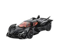 1:32 Scale Fit for Apollo IE EVO Car Diecast Metal Doors Opened Supercar Sound Light Pull Back Vehicles Toy Model(EVO Black)