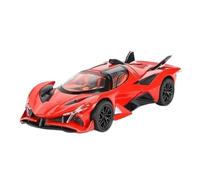1:32 Scale Fit for Apollo IE EVO Car Diecast Metal Doors Opened Supercar Sound Light Pull Back Vehicles Toy Model(EVO Red)