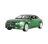 1:32 Scale For Maserati Car Holiday Theme Party Simulation Miniature Car Ornament Replica Toys(green)