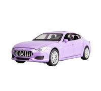 1:32 Scale For Maserati Car Holiday Theme Party Simulation Miniature Car Ornament Replica Toys(Purple 2)