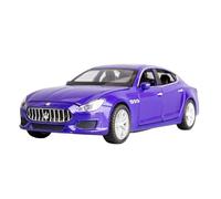 1:32 Scale For Maserati Car Holiday Theme Party Simulation Miniature Car Ornament Replica Toys(Purple)