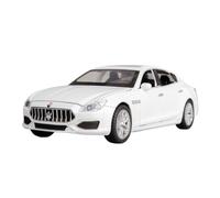 1:32 Scale For Maserati Car Holiday Theme Party Simulation Miniature Car Ornament Replica Toys(White)