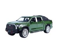 1:32 Scale For Toyota Tundra Off-road Pickup Truck Sound And Light Back To The Simulation Of Miniature Car Gifts Replica Toys(green)