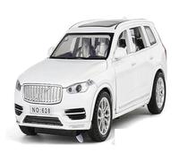 1:32 scale for Volvo XC90 SUV die-cast simulation model car, with sound and light effects, center console controls (battery not included)(White)