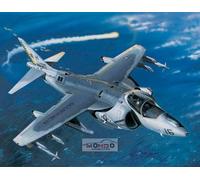 Mcdonnell-Douglas Av-8B Harrier II Night Attack Plastic Kit 1:32 Model Trumpeter