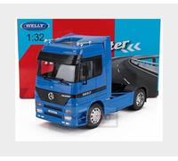 1:32 WELLY Mercedes Benz Actros 1857 Tractor Truck 2-Assi 1998 Blue WE32280B Mod