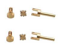 1:35 1:72 1:87 Static Change Micro Universal Coupler Joint Shaft Hole 1mm Coupling Brass Motor Connector For DIY RC Models(Type B)