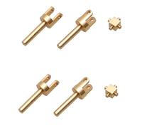 1:35 1:72 1:87 Static Change Micro Universal Coupler Joint Shaft Hole 1mm Coupling Brass Motor Connector For DIY RC Models(Type C)