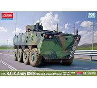 1:35 ACADEMY R.O.K. Army K808 Wheeled Armored Vehicle Kit AC13569 Model