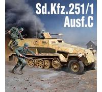 Academy Plastic Model Kit - Sd.Kfz. 251/1 Ausf. C - 1/35 Scale - 13540