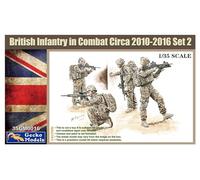 1/35 British Infantry In Combat Circa 2010~2012 Set 2 model kit by Gecko Models