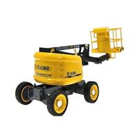 1:35 For XGA16 GTBZ14J Crank Arm Aerial Work Platform Alloy Yellow Vehicle Model Ornaments