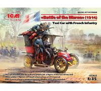 ICM Battle Of The Marne (1914) Taxi Car With French Infantry