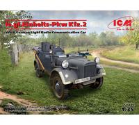 ICM Model Kit Le.Gl. Einheitz-Pkw Kfz.2 - WWII German Light Radio Car - 1:35 (ICM35583)