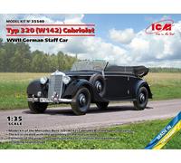 ICM Model Kit Mercedes-Benz Type 320 (W142) Cabriolet 1:35 WWII German Staff Car ICM35540