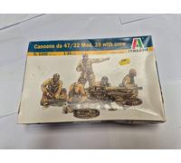 1/35 ITALERI CANNONE DA 47/32 MOD.39 WITH CREW MILITARY MODEL KIT NO.6490 NEW