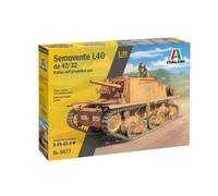 1:35 ITALERI Fiat Ansaldo Semovente L40 47/32 Tank Military 1941 Kit IT6477 Mode
