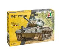 Italeri 6763 M-47 Patton, 1:35 Scale, Plastic Model Kit/Model Assembly