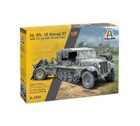 Italeri Sd. Kfz. 10 Demag D7 Half Track Military Vehicle Model Kit Scale 1:35