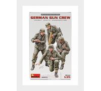 1:35 MINIART Accessories German Gun Crew Military Figures Kit MA35471 Model