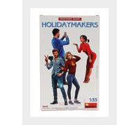 MiniArt Scale Model Kit – Holidaymakers (38087) – 1:35 Scale, Molded Color