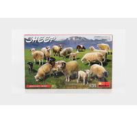 1:35 Miniart Accessories Pecore Sheeps Kit MA38042 Model