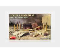 1:35 Miniart Accessories Shells With Ammo Military Boxes Kit MA35381 Model