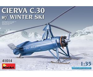 1:35 MINIART Avro Cierva C.30 Se-Aea Airplane Winter Ski 1933 Kit MA41014 Model