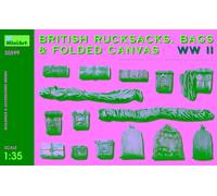Miniart 1: 35 - British Bags, Rucksacks & Canvas WWII MIN35599