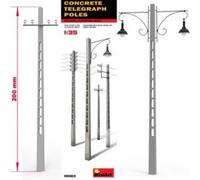 MIN35563 - Miniart 1:35 - Concrete Telegraph Poles