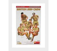 Miniart 35469 British Jeep Crew Figures 1:35 Model Kit