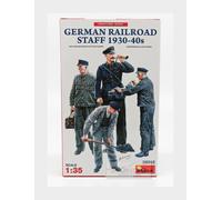 1:35 Miniart Figures German Railroad Staff 1930-40S Kit MA38012 Model