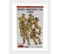 1:35 MINIART Figures Military British Armoured Car Crew Kit MA35387 Model
