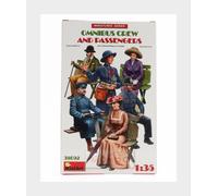 1:35 MINIART Figures Omnibus Crew And Passengers Kit MA38092 Model