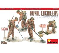 1:35 MINIART Figures Royal Engineers Military Kit MA35292 Model