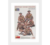 1:35 MINIART Figures Soldier Military British Tank Riders Kit MA35496 Model