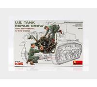 Miniart 1:35 - US Tank Repair Crew, Continental W670 Engine, Molded Color
