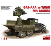 Miniart 1:35 Scale GAZ-AAA w/Quad M-4 Maxim Plastic Model Kit