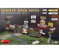 1:35 Miniart German Road Signs Ww2 (Eastern Front Set 1) Kit MA35602 Model