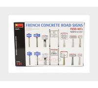 1:35 MINIART Segnali Stradali French Concrete Road Signs 1930-40 Kit MA35674 Mod
