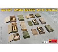 Miniart 1: 35 - Soviet Ammo Boxes with Shells