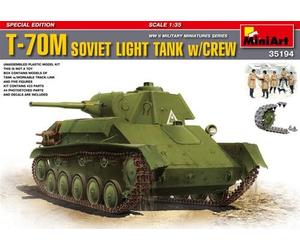 1:35 Miniart T-70 Soviet Light Tank Kit MIN35194 Model