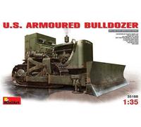 1:35 Miniart U.S. Armoured Bulldozer Kit MIN35188 Model