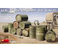 MiniArt Plastic Model Kit MIN35592 1:35 US Fuel Drums (55 Gals)