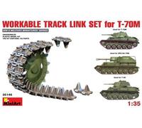 Miniart 1:35 Scale Workable Track Link Set for T-70M Light Tank Plastic Model Kit, Green