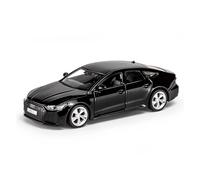 1:35 Miniature For Audi RS7 Alloy Sport Car Model Diecast Vehicles Decoration Collection Children Gifts Toys(Black)