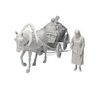 1/35 Resin Figure, DIY Toy, Unpainted, Unassembled, Miniature, Woman, Child, Soviet Refugee, Historical Figure
